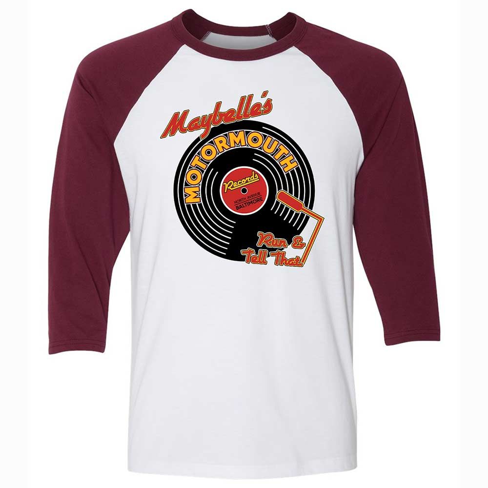Maybelle's Motormouth Records - White/Maroon - 7