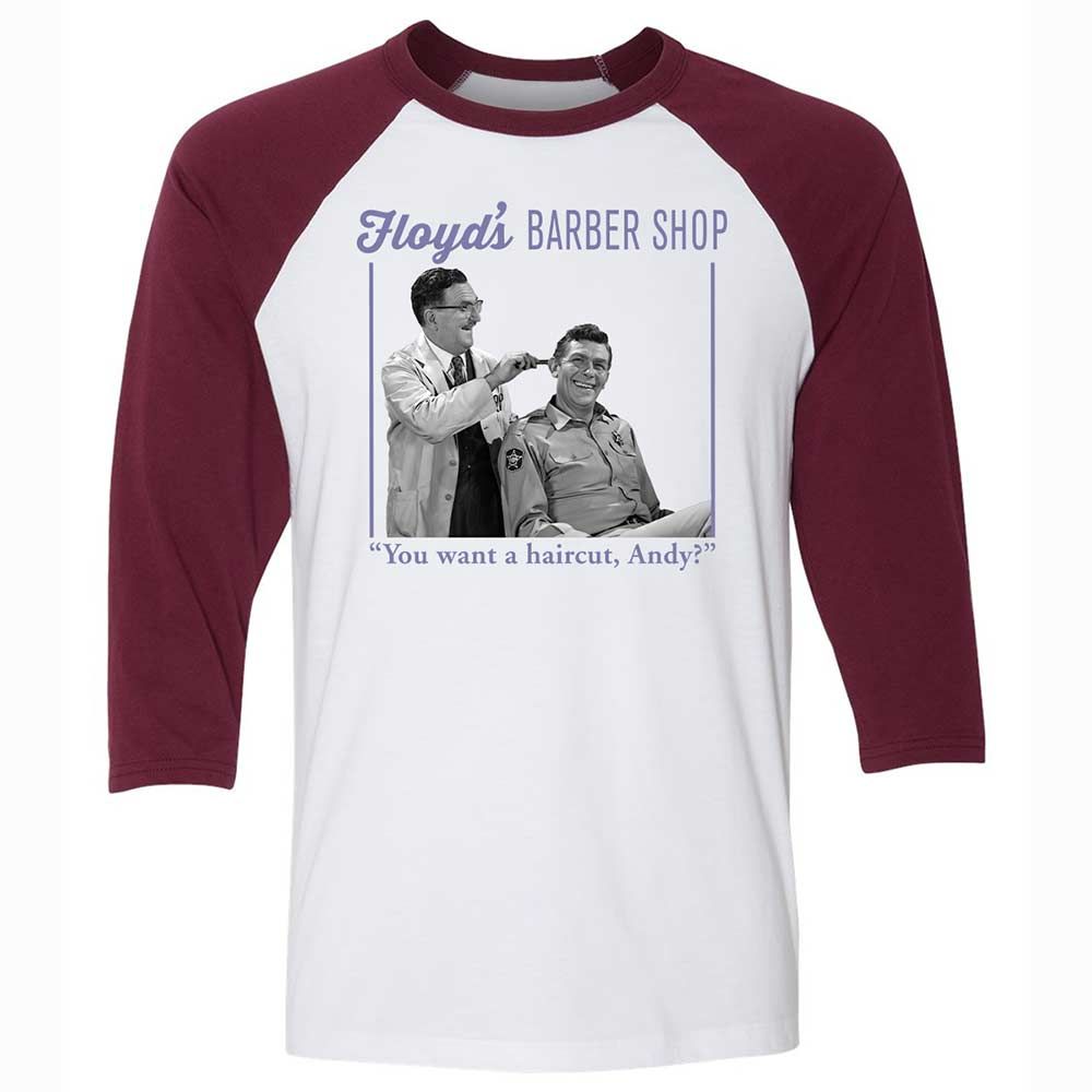 Unisex 3/4 Baseball Tee - 5XA2JUBF - White/Maroon - 7