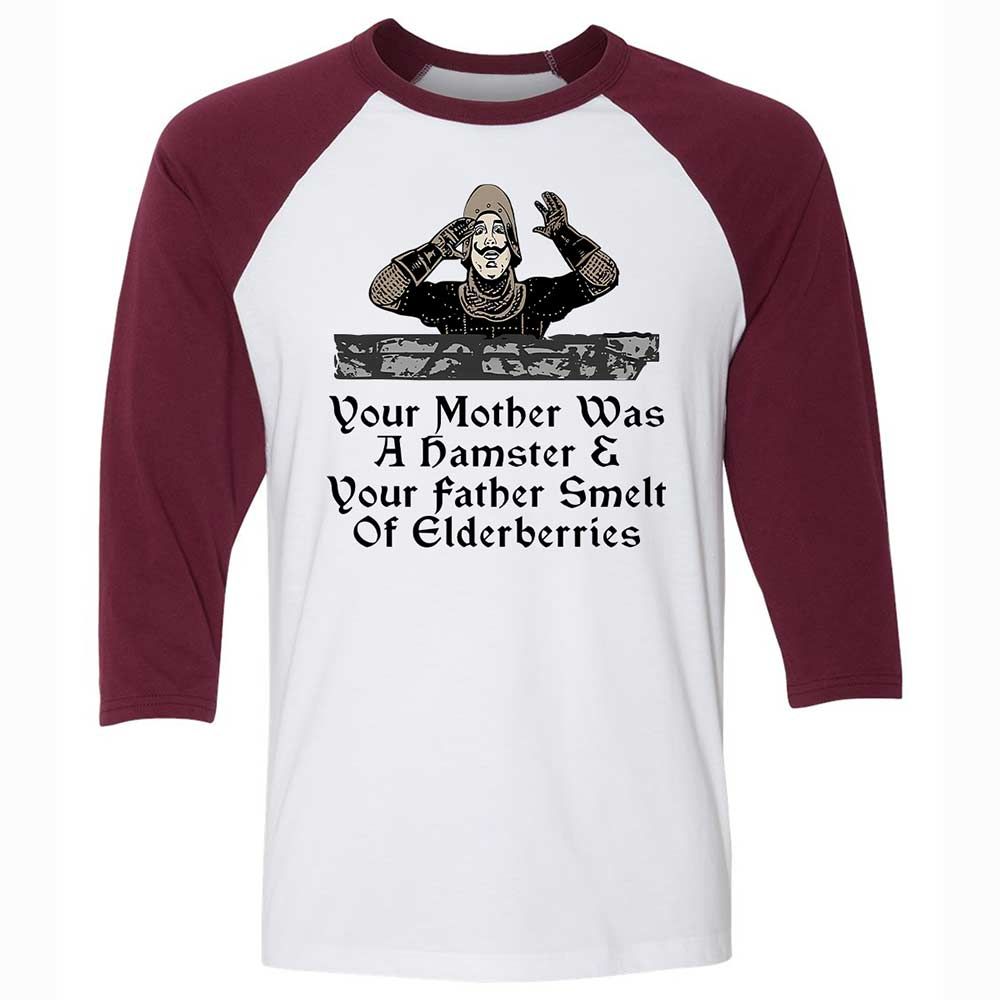 Your Mother Was A Hamster - White/Maroon - 7