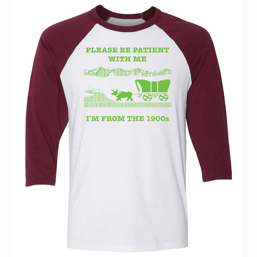 I'm from the 1900s - White/Maroon - 7