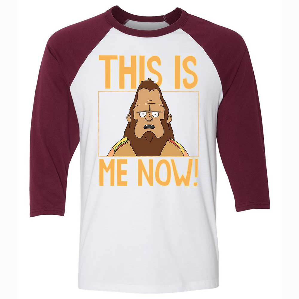 Unisex 3/4 Baseball Tee - 7PZKTND5 - White/Maroon - 7