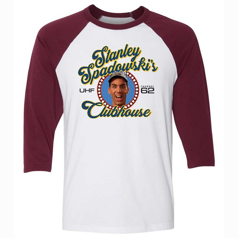 Unisex 3/4 Baseball Tee - R5JFY9ZZ - White/Maroon - 7