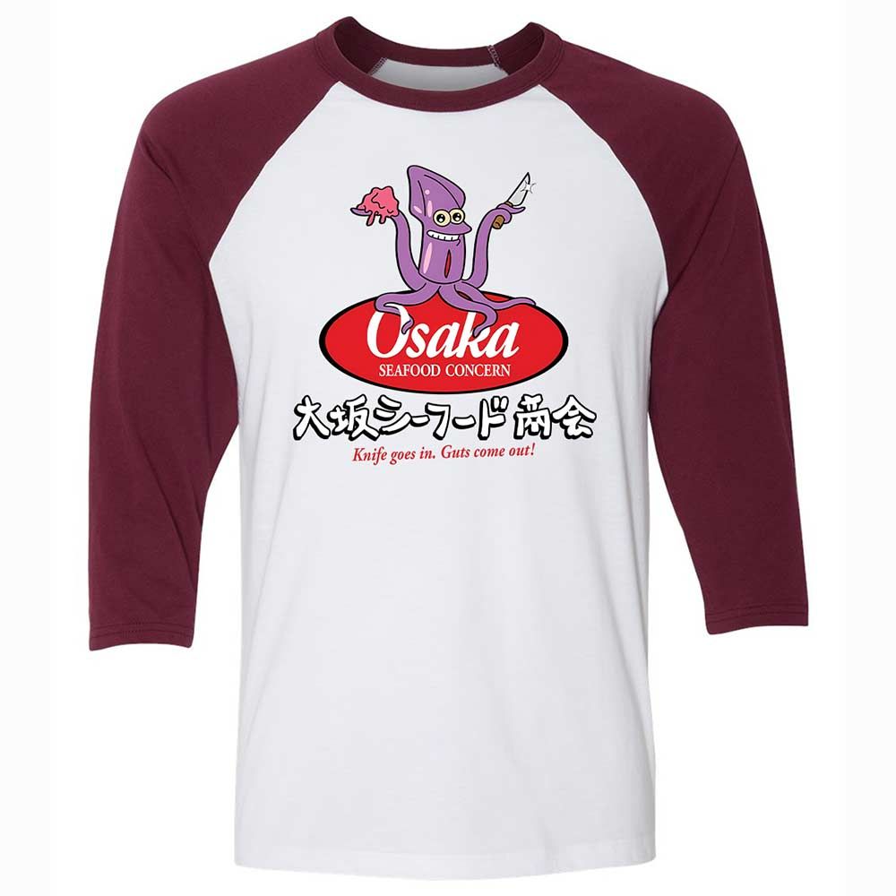 Osaka Seafood Concern - White/Maroon - 7