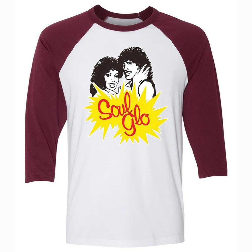 Unisex 3/4 Baseball Tee - K2T9B9A5 - White/Maroon - 7