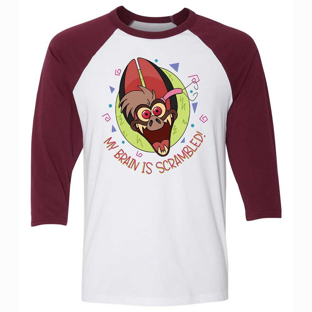 Unisex 3/4 Baseball Tee - 1RACZ4JZ - White/Maroon - 7