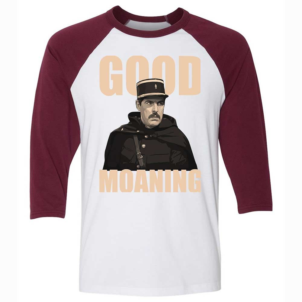 Unisex 3/4 Baseball Tee - HYRCY1PV - White/Maroon - 7