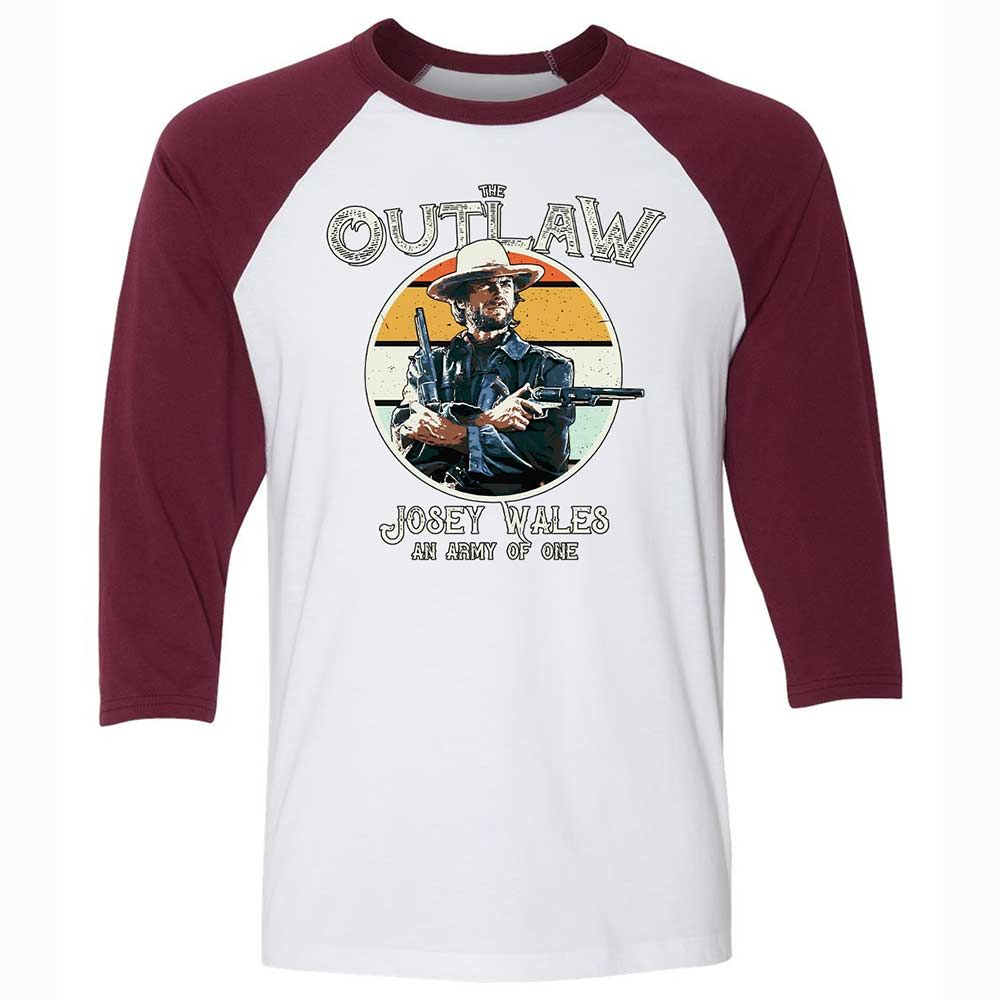 Outlaw Josey Wales - White/Maroon - 7