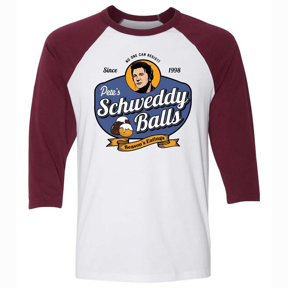 Schweddy Balls - White/Maroon - 7