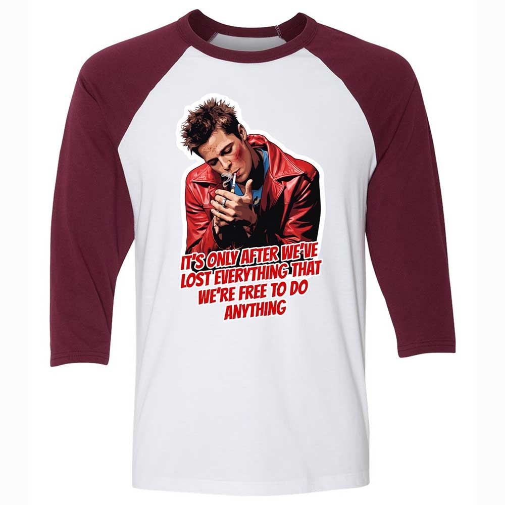 It's only after we've lost everything - White/Maroon - 7