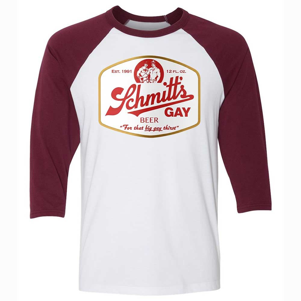 Schmitt's Gay Beer - White/Maroon - 7