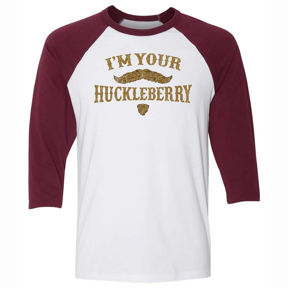 Unisex 3/4 Baseball Tee - 93HW4RLK - White/Maroon - 7