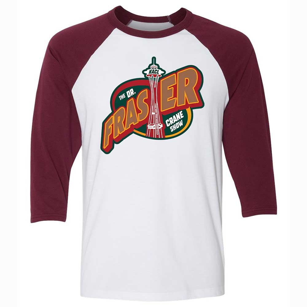 Unisex 3/4 Baseball Tee - DVMZ1VVC - White/Maroon - 7