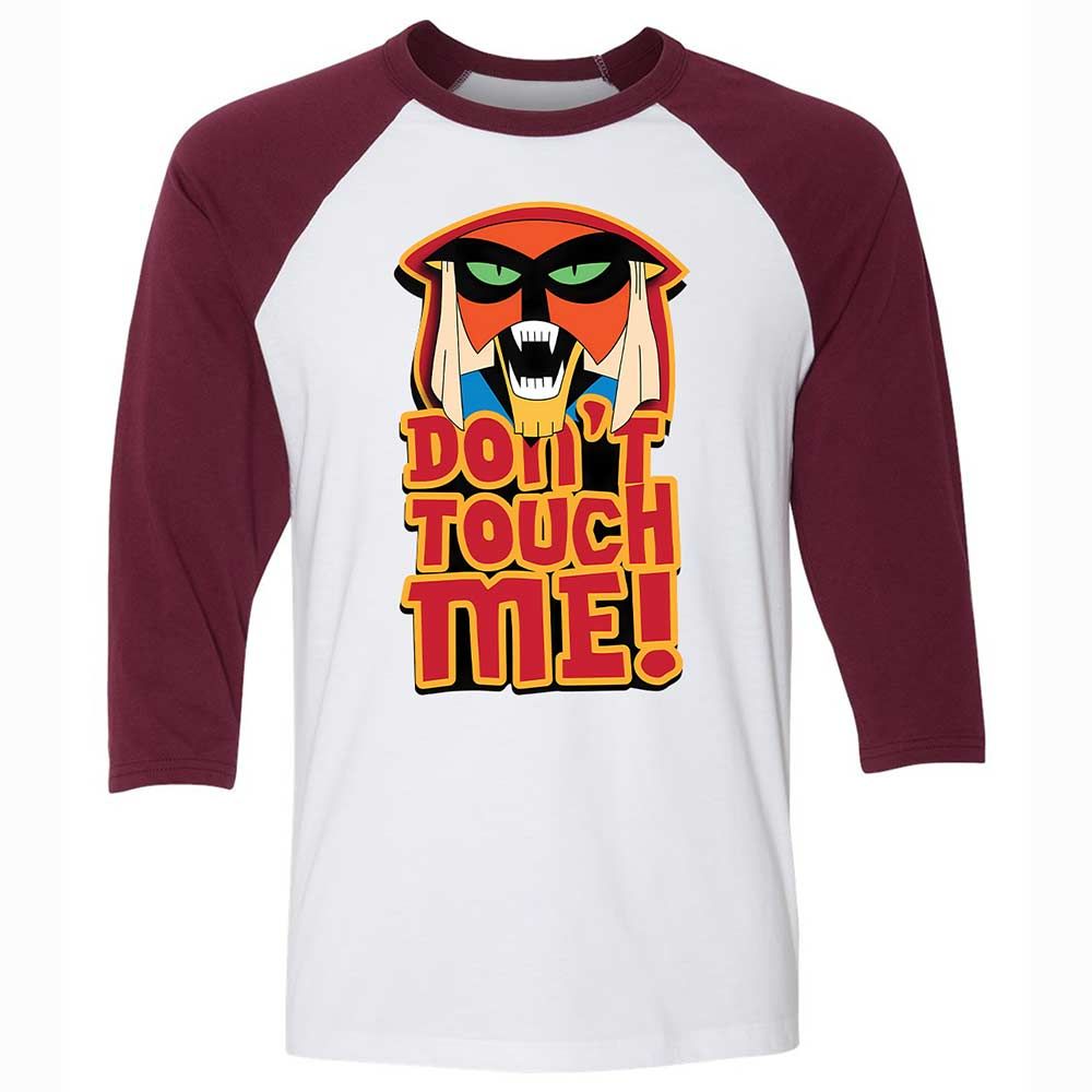 Unisex 3/4 Baseball Tee - AZW7V65E - White/Maroon - 7