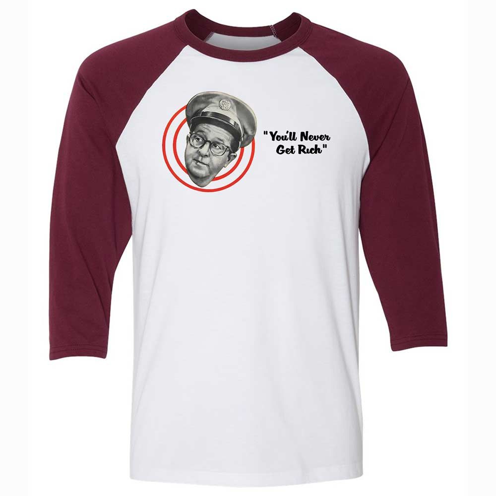 Unisex 3/4 Baseball Tee - 3MMGKA4D - White/Maroon - 7