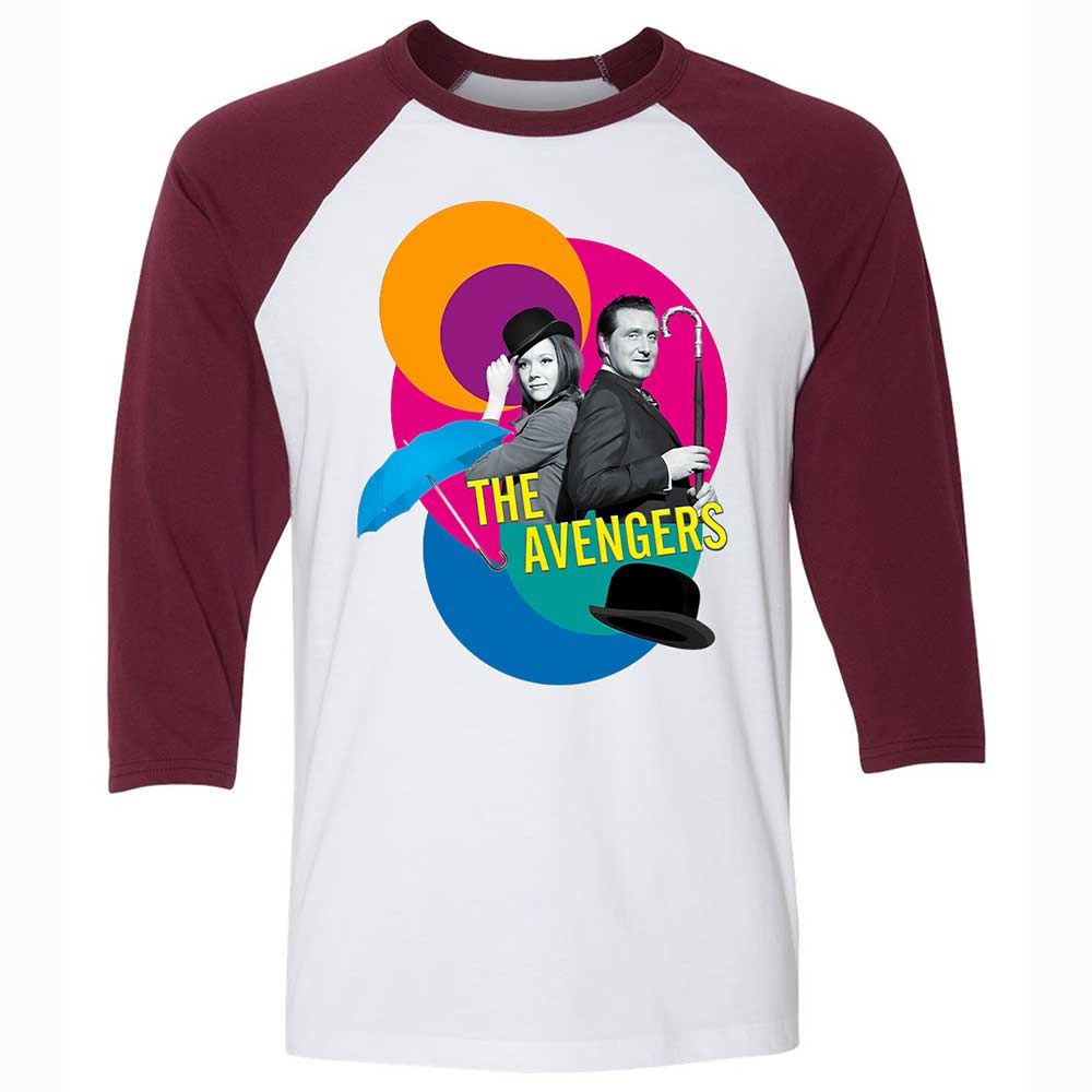 Unisex 3/4 Baseball Tee - B2VLQUL1 - White/Maroon - 7