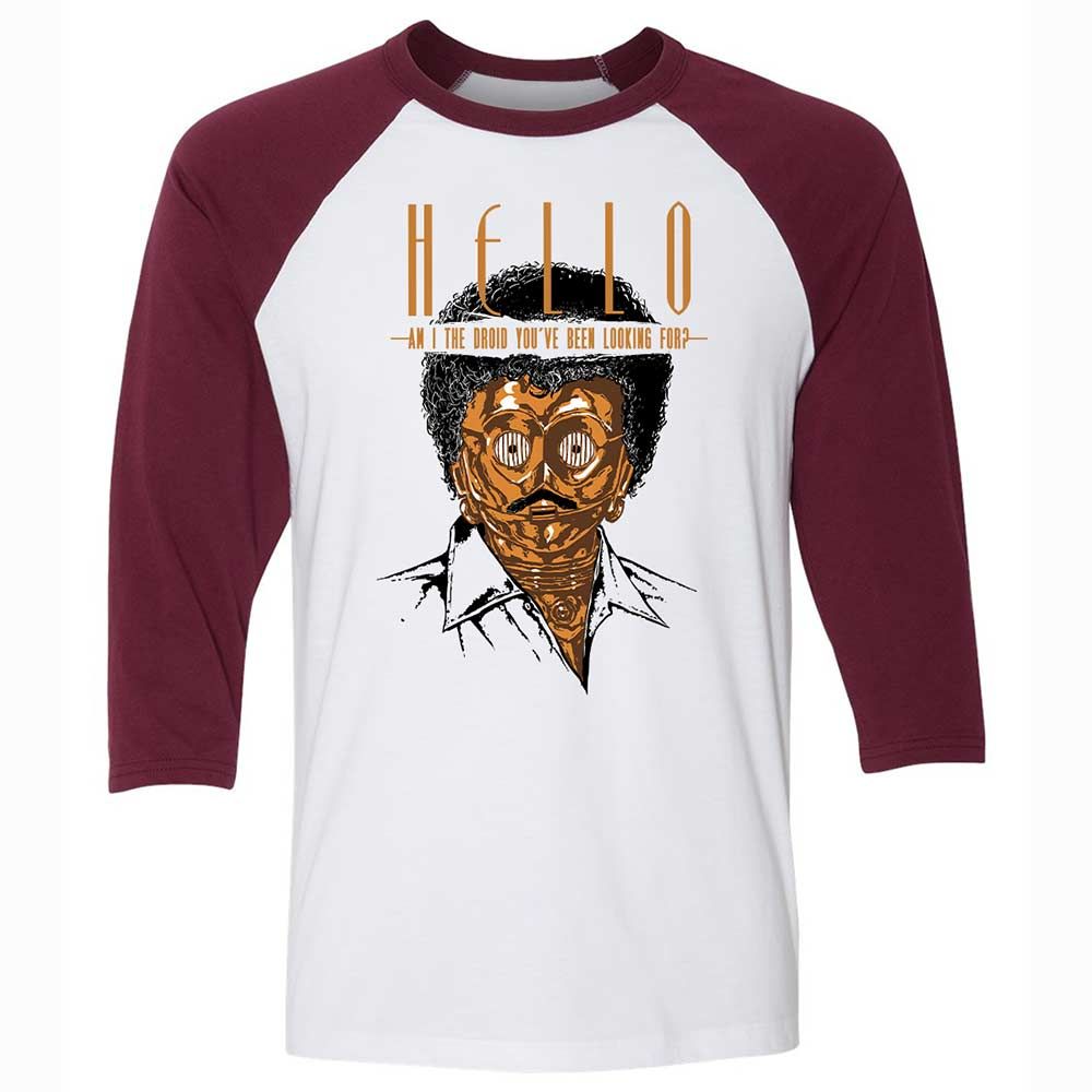 Am I the droid you've been looking for - White/Maroon - 7