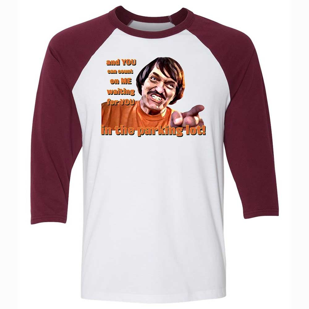 Unisex 3/4 Baseball Tee - FMMH6J4E - White/Maroon - 7