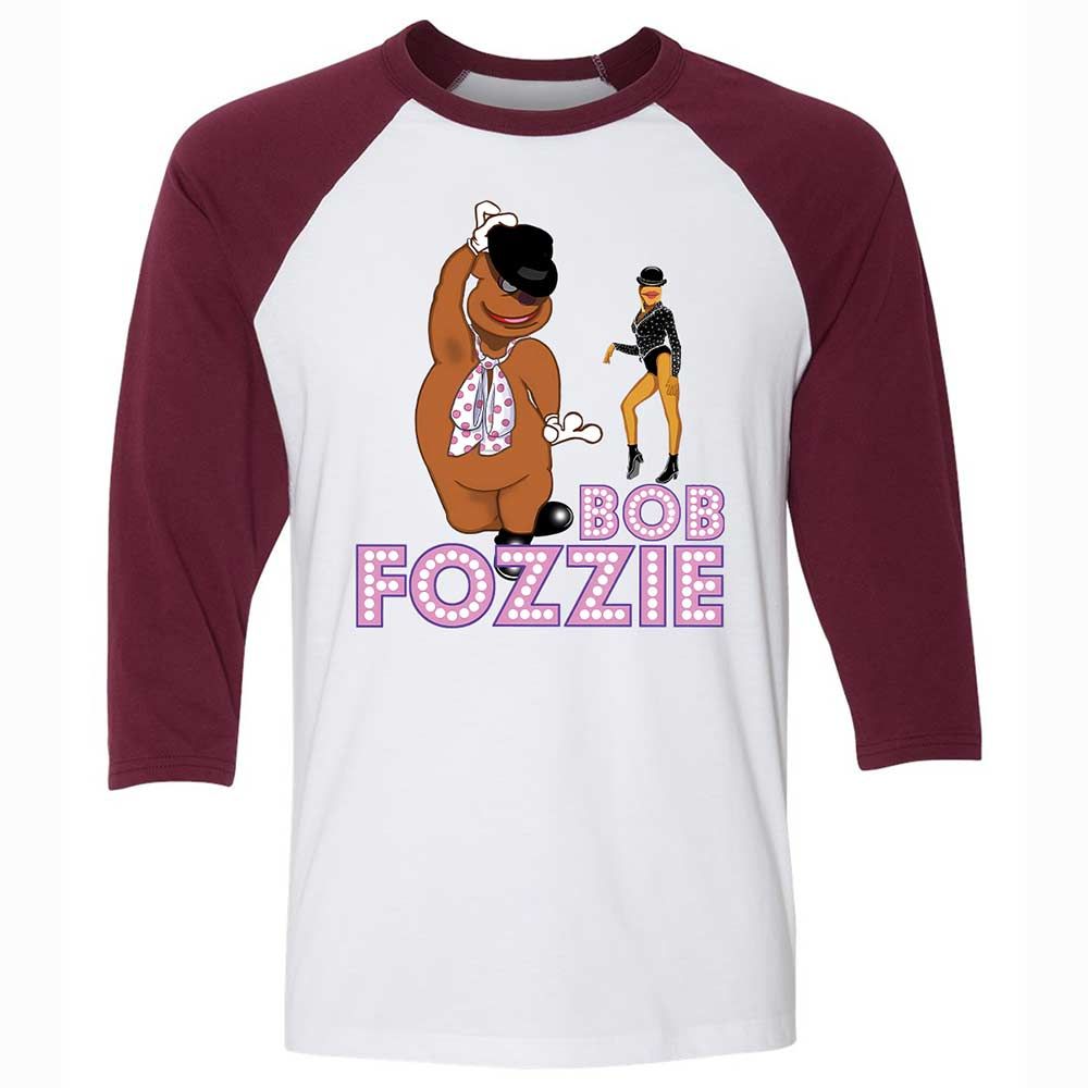 Unisex 3/4 Baseball Tee - TA7BLWBK - White/Maroon - 7