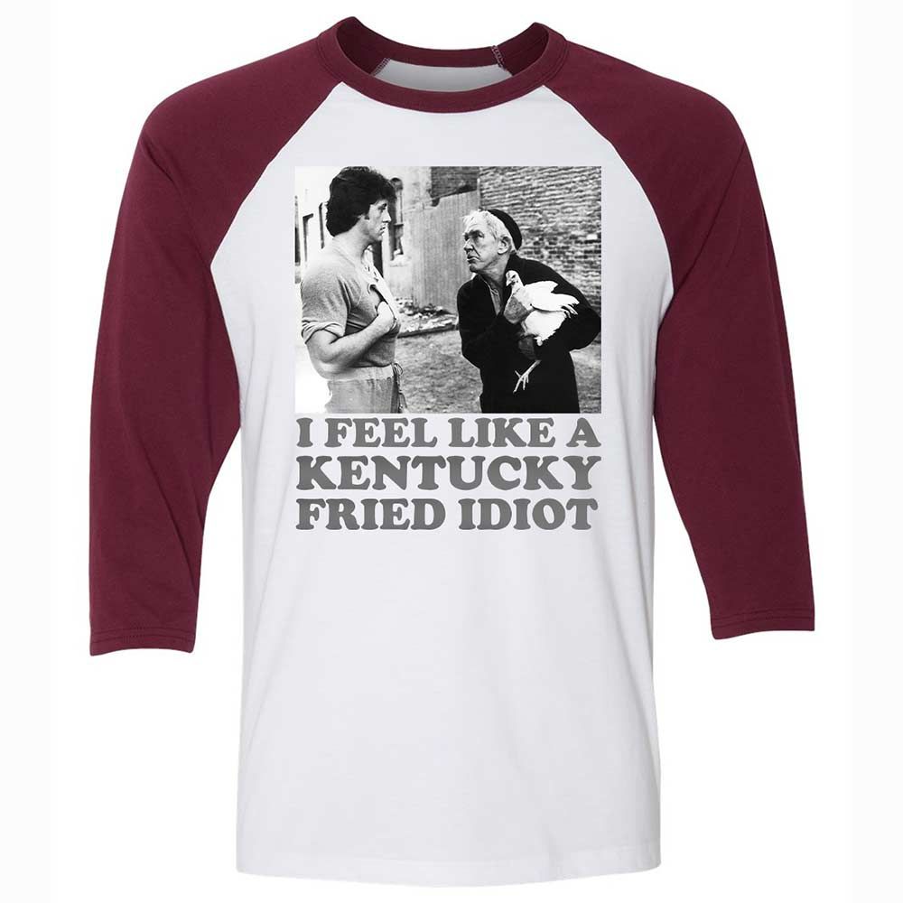 Unisex 3/4 Baseball Tee - FCRSN2D1 - White/Maroon - 7