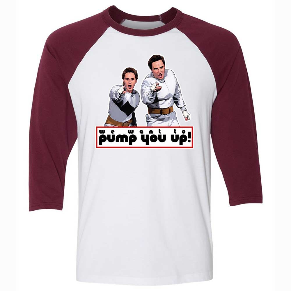 We Want To Pump You Up - White/Maroon - 7