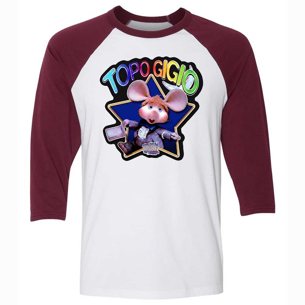 Topo Gigio - White/Maroon - 7
