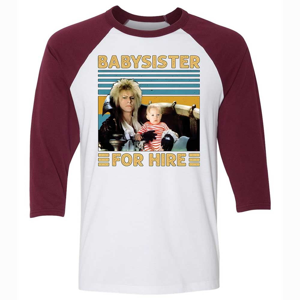 Unisex 3/4 Baseball Tee - D8HZAEPK - White/Maroon - 7