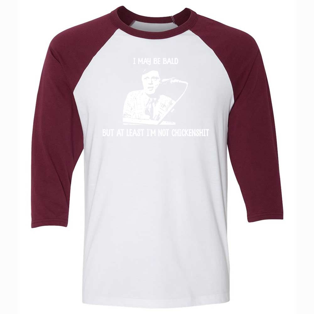 Unisex 3/4 Baseball Tee - S728VUK4 - White/Maroon - 7