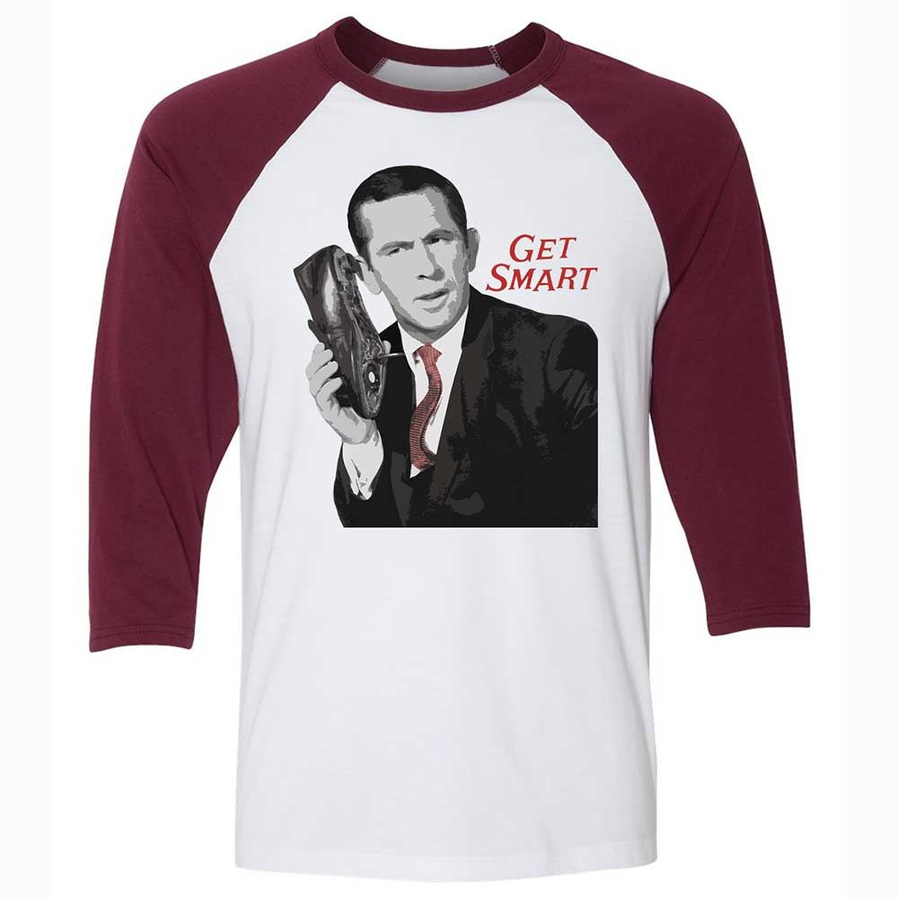 Unisex 3/4 Baseball Tee - TT9CS49R - White/Maroon - 7