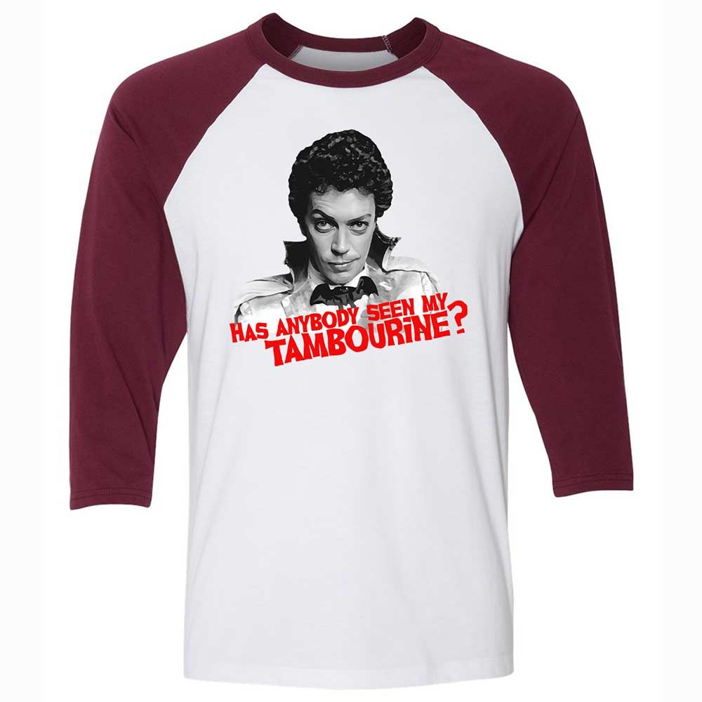 Unisex 3/4 Baseball Tee - NT3KE6LD - White/Maroon - 7