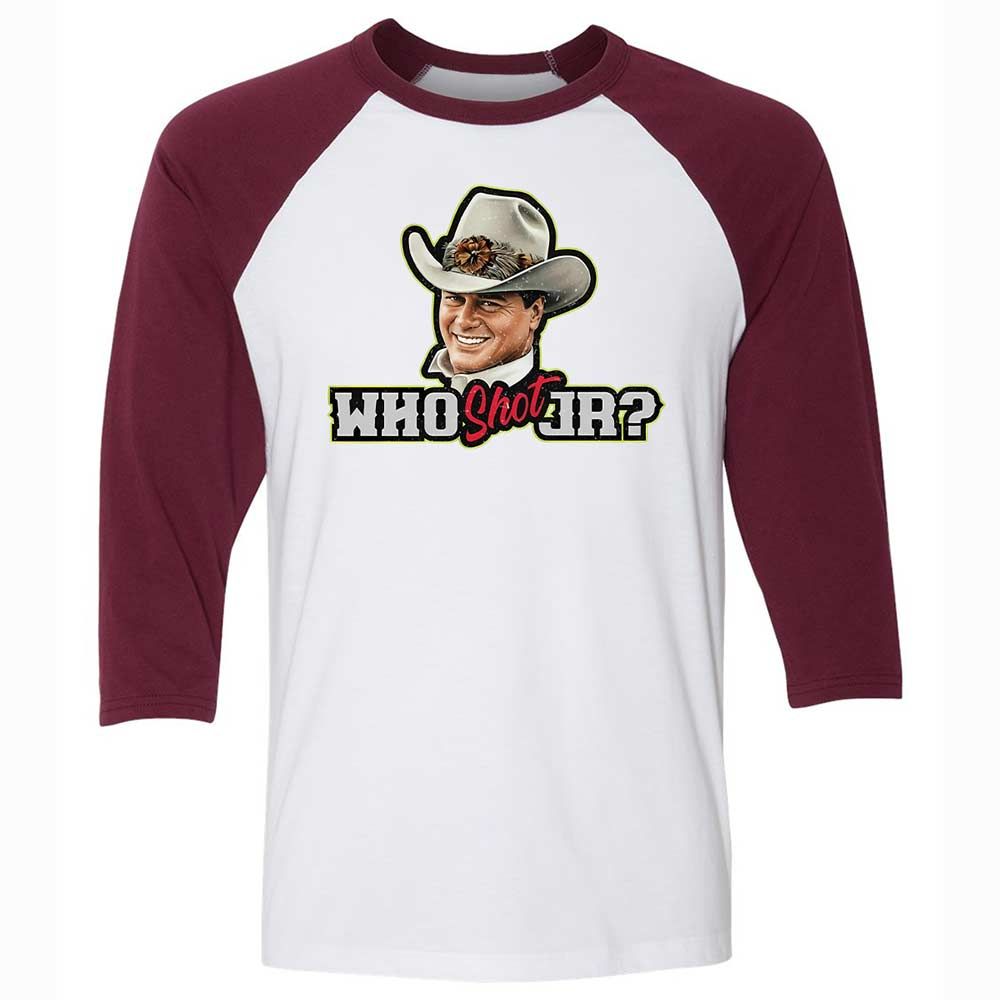 Unisex 3/4 Baseball Tee - 3S8HMS8G - White/Maroon - 7