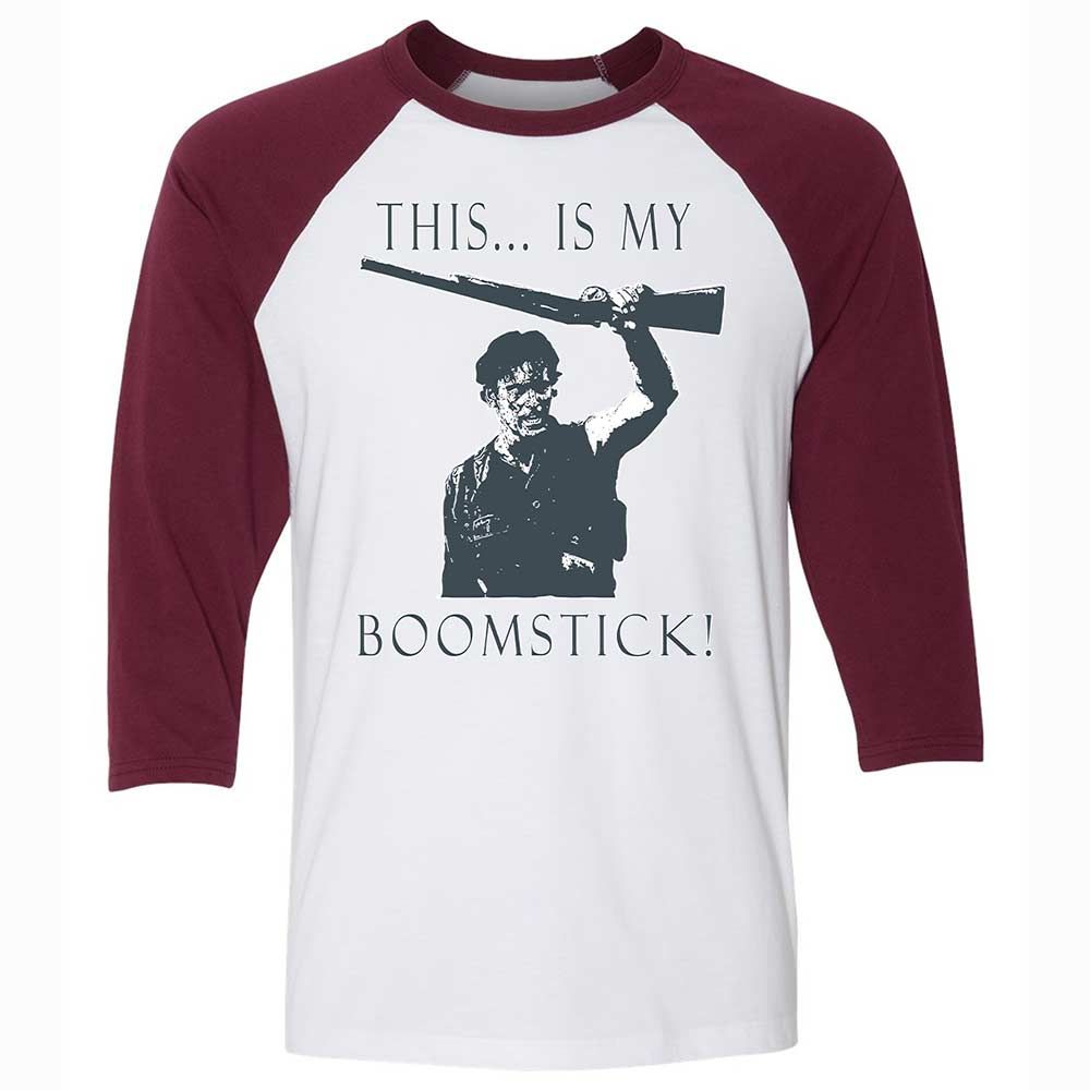 Boomstick - White/Maroon - 7