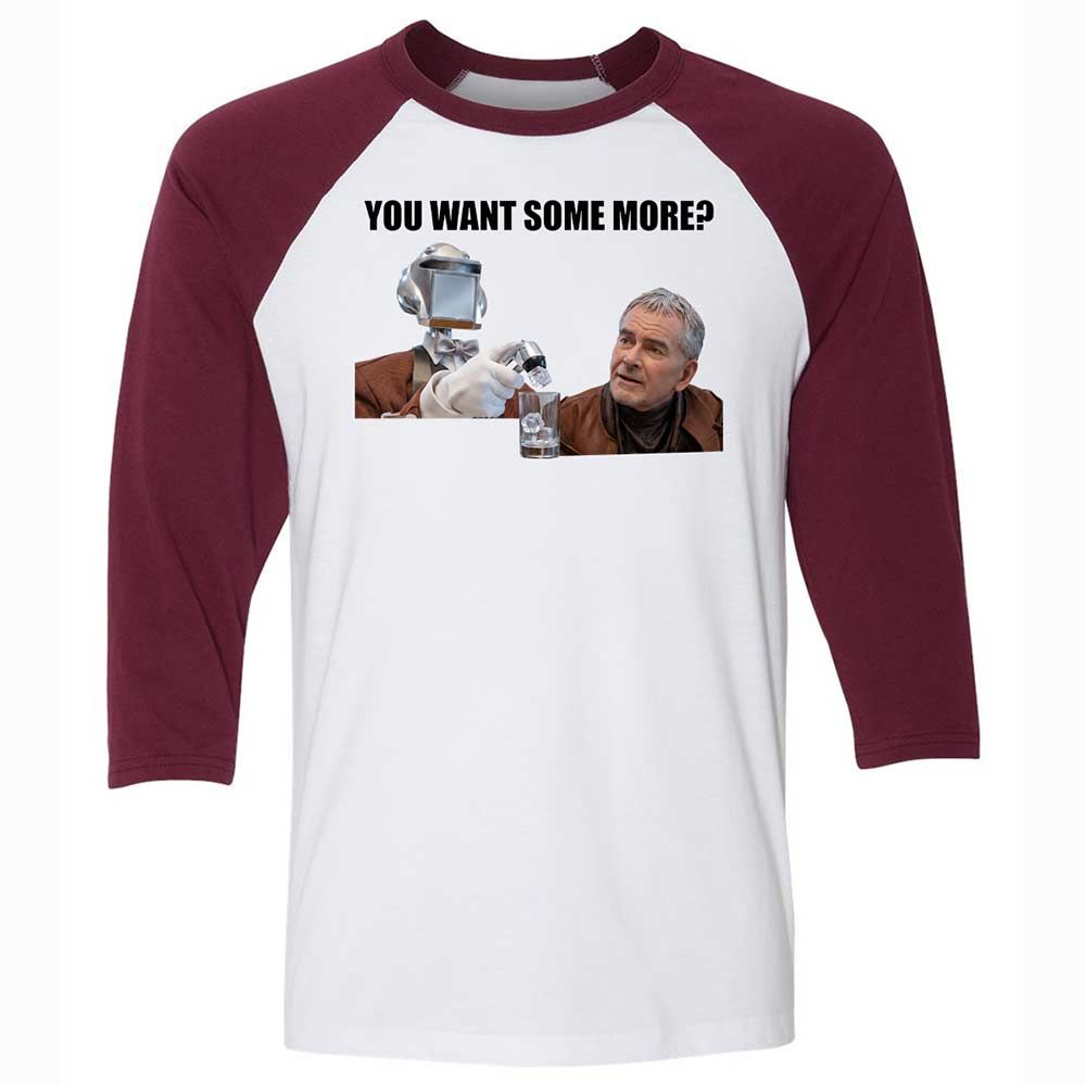 Unisex 3/4 Baseball Tee - SEBZ3B32 - White/Maroon - 7