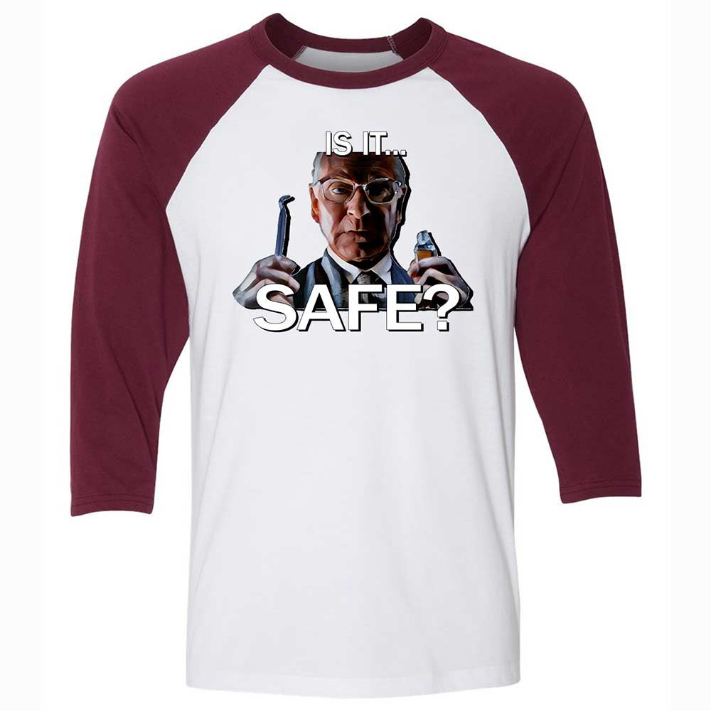 Unisex 3/4 Baseball Tee - 9VJ7WWRM - White/Maroon - 7