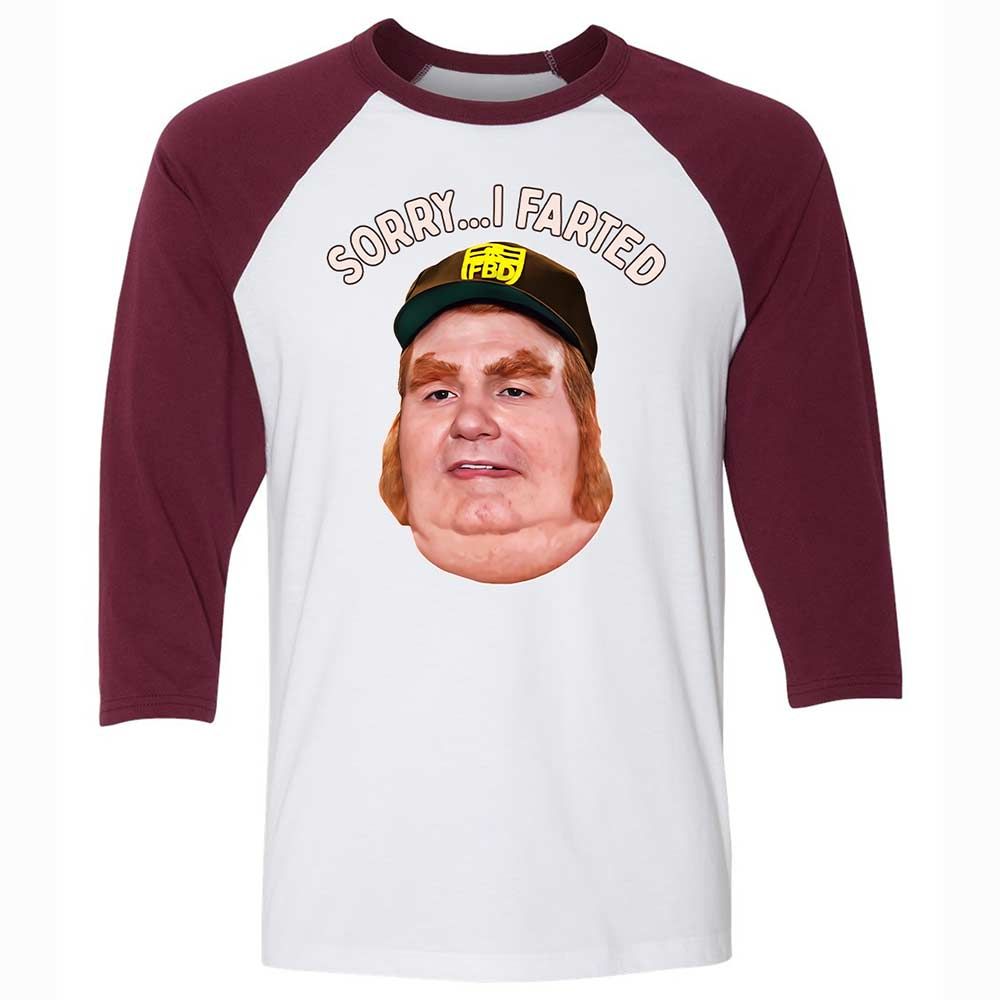 Unisex 3/4 Baseball Tee - KA44TRXA - White/Maroon - 7