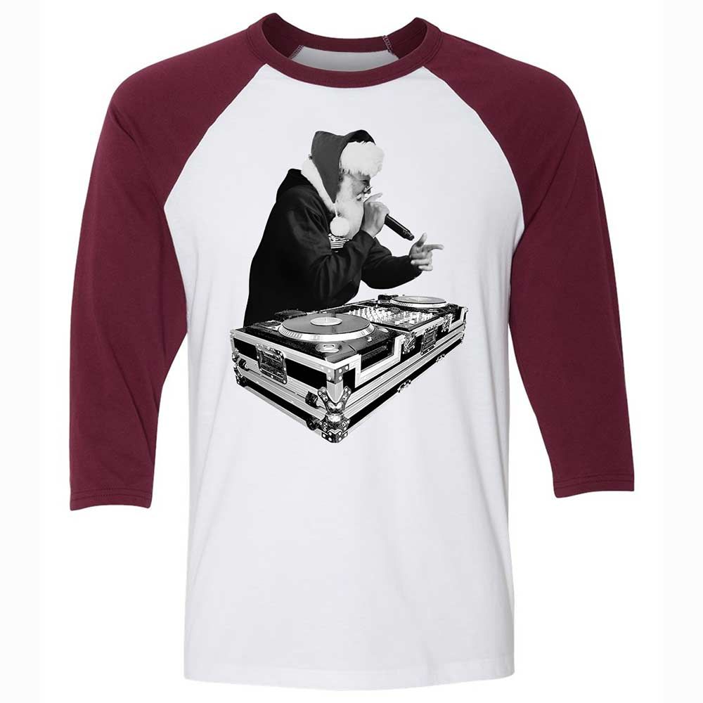 Dj Santa Claus - White/Maroon - 7