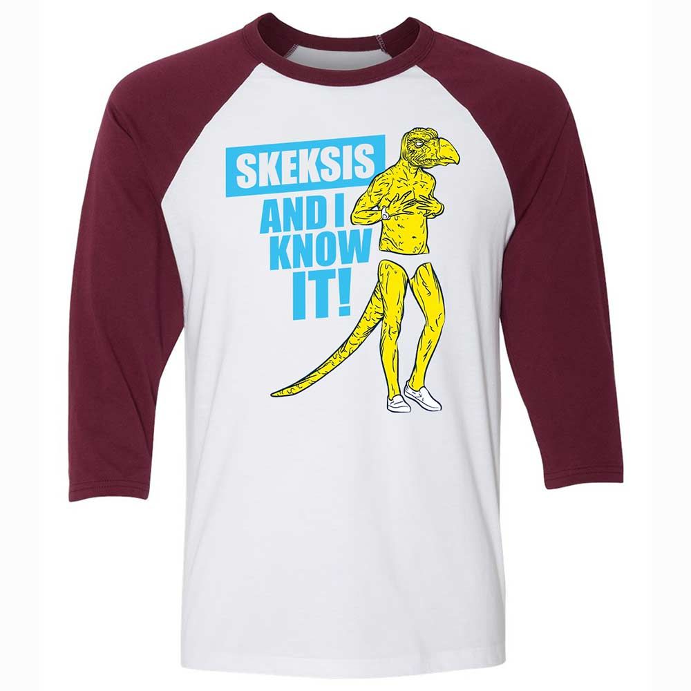 I know It Skeksis - White/Maroon - 7
