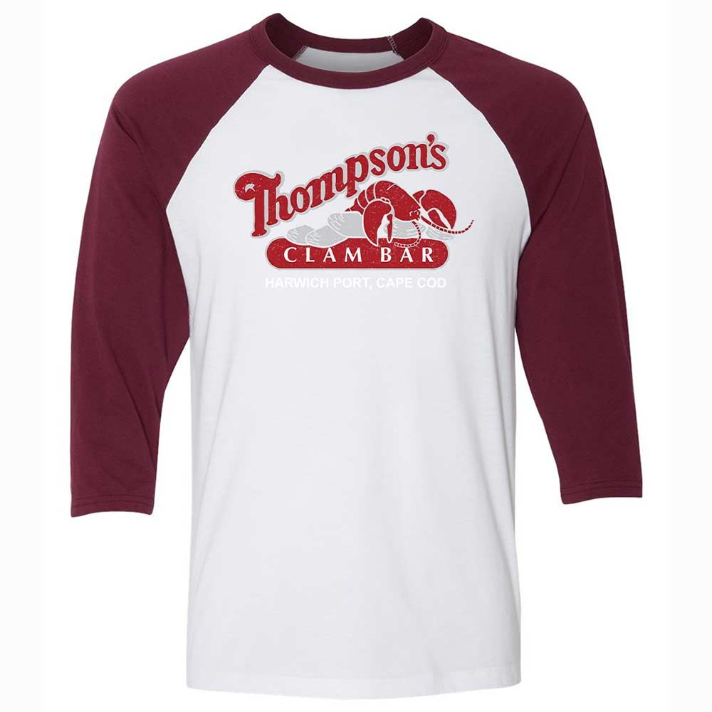 Thompson's Clam Bar - White/Maroon - 7