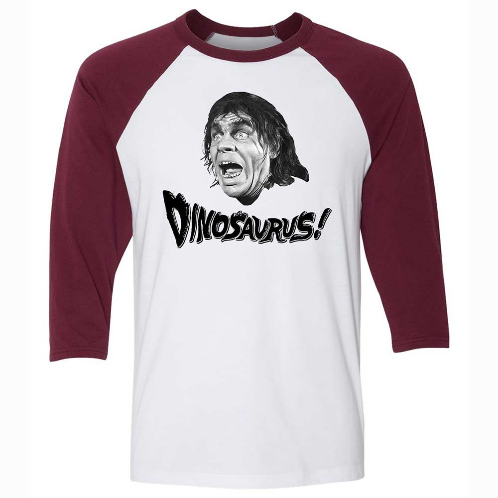 Unisex 3/4 Baseball Tee - 6BA3UPZT - White/Maroon - 7