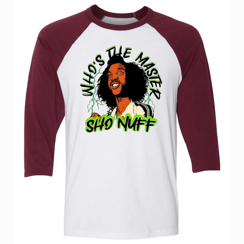 Unisex 3/4 Baseball Tee - V76W9STF - White/Maroon - 7
