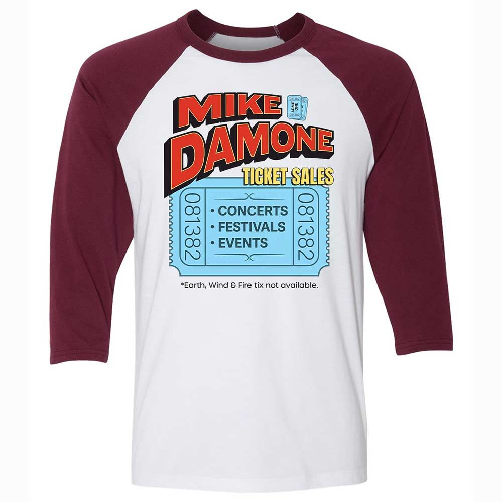 Damone Ticket Sales - White/Maroon - 7