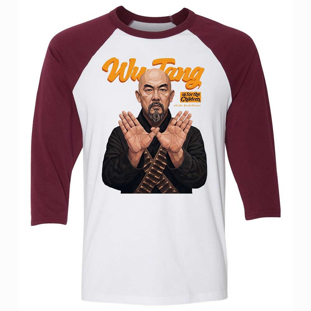 Unisex 3/4 Baseball Tee - P9QXT1XZ - White/Maroon - 7