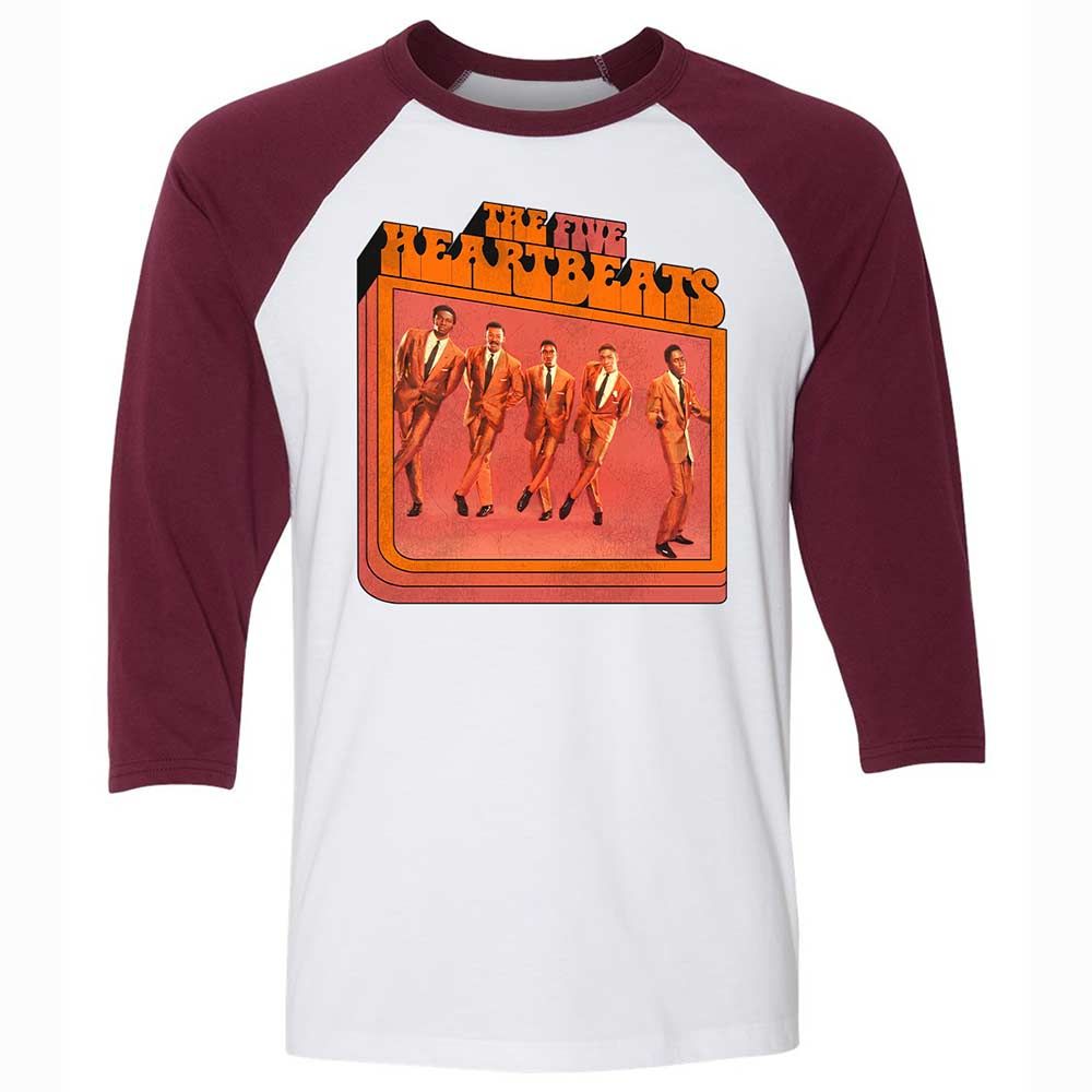 The Five Heartbeats - White/Maroon - 7