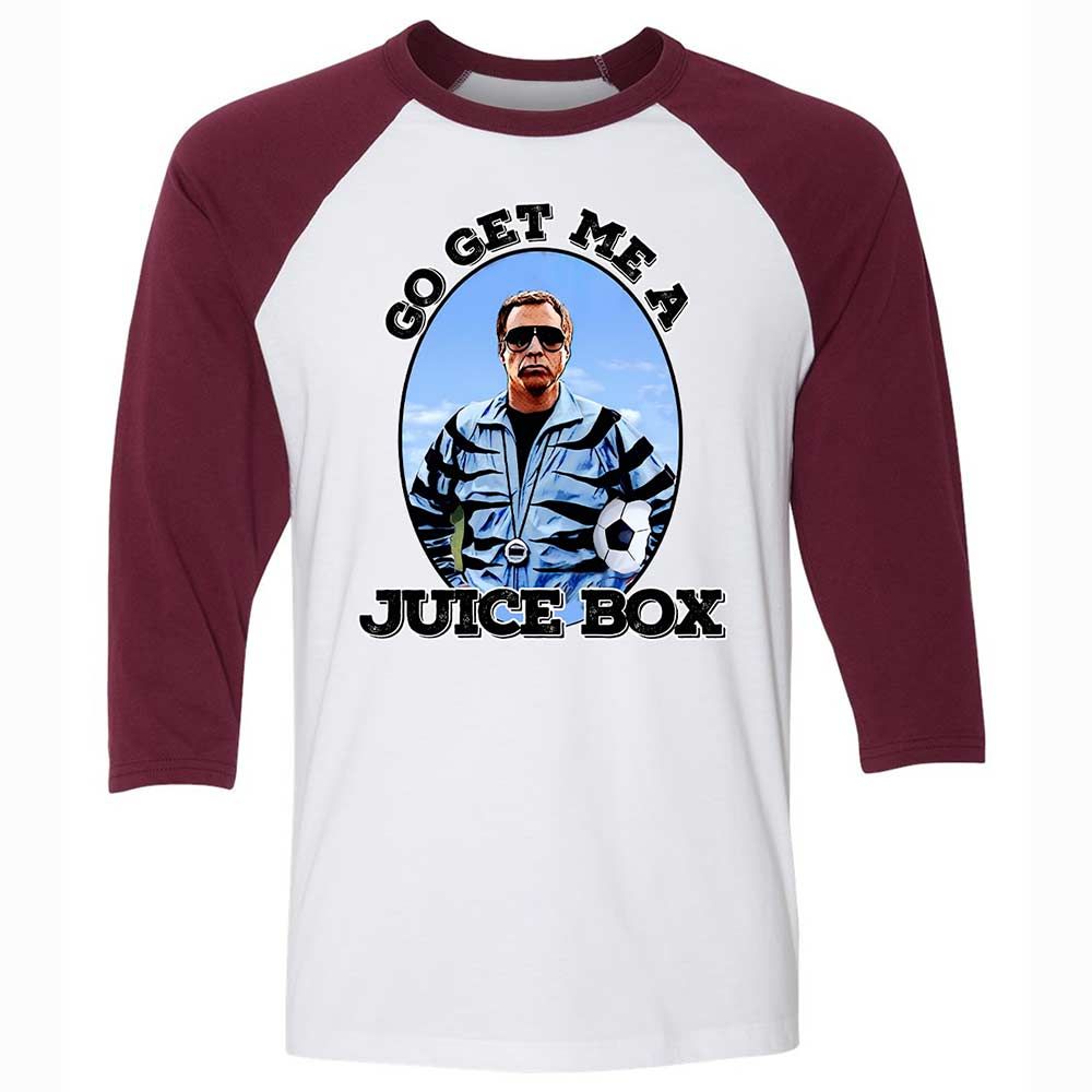 Unisex 3/4 Baseball Tee - R6VN2BYR - White/Maroon - 7