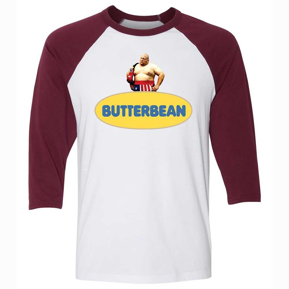 Hilarious Butterbean Boxing - White/Maroon - 7