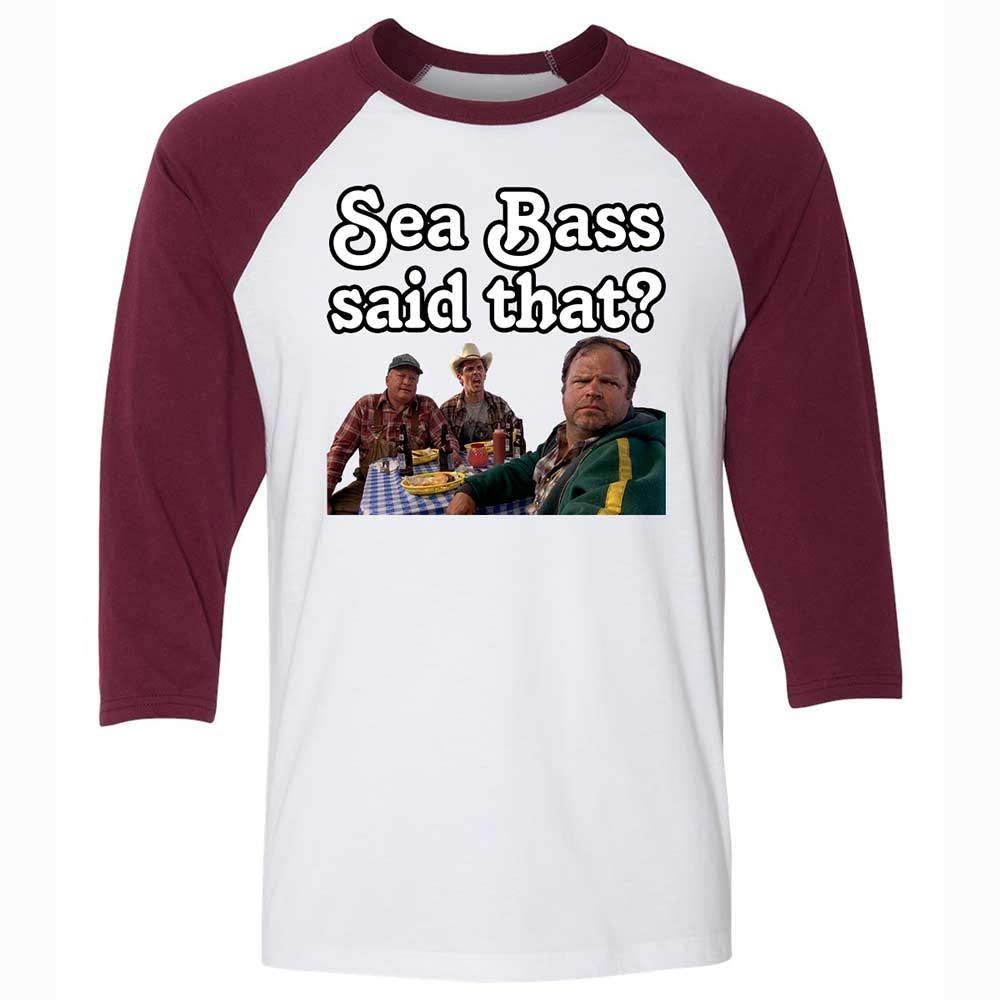 Unisex 3/4 Baseball Tee - 9Z2GY8GD - White/Maroon - 7