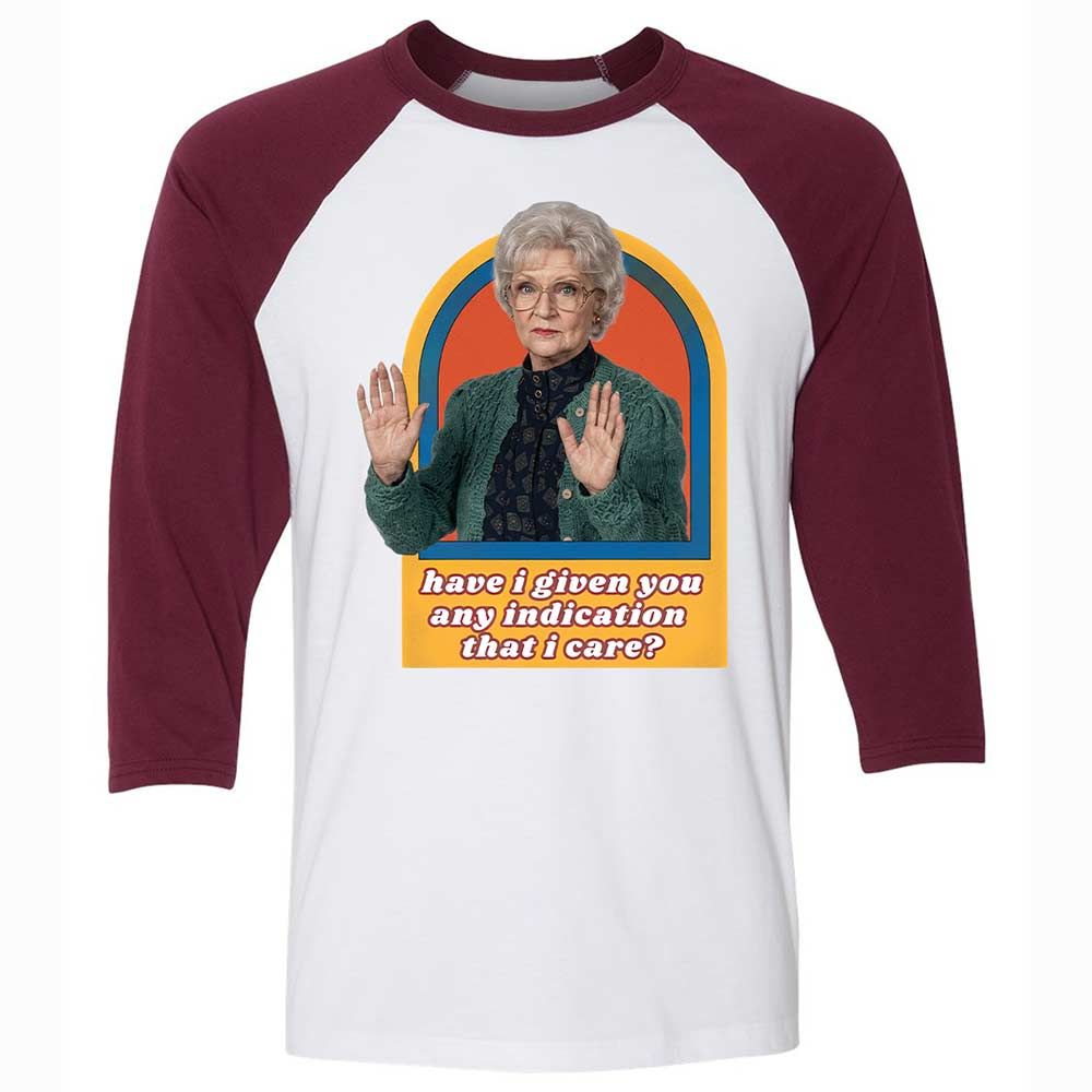 Unisex 3/4 Baseball Tee - UWNYL5PB - White/Maroon - 7