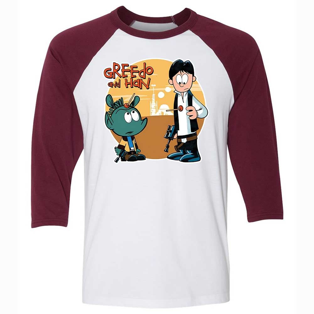 Greedo & Han - White/Maroon - 7