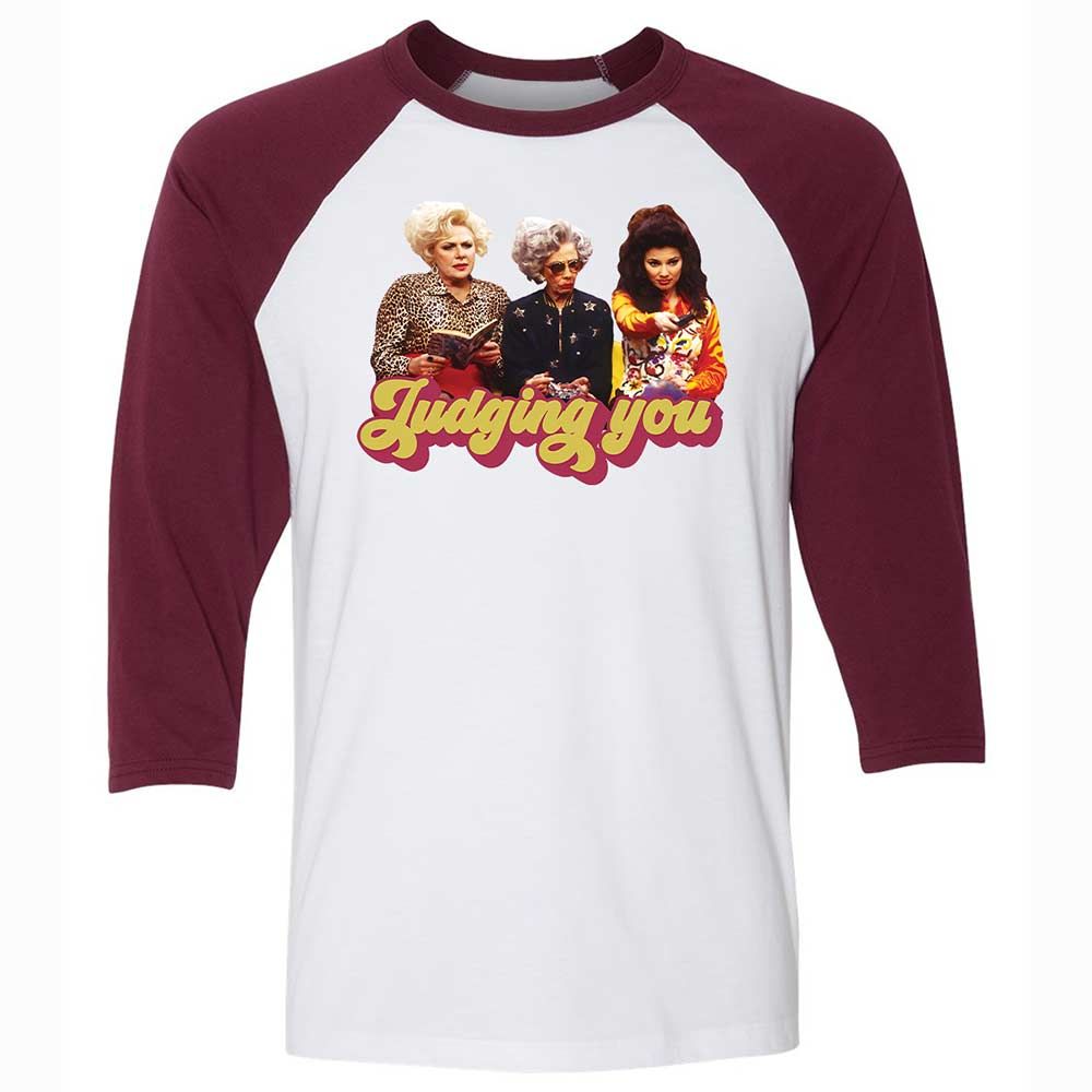 Judging you - White/Maroon - 7