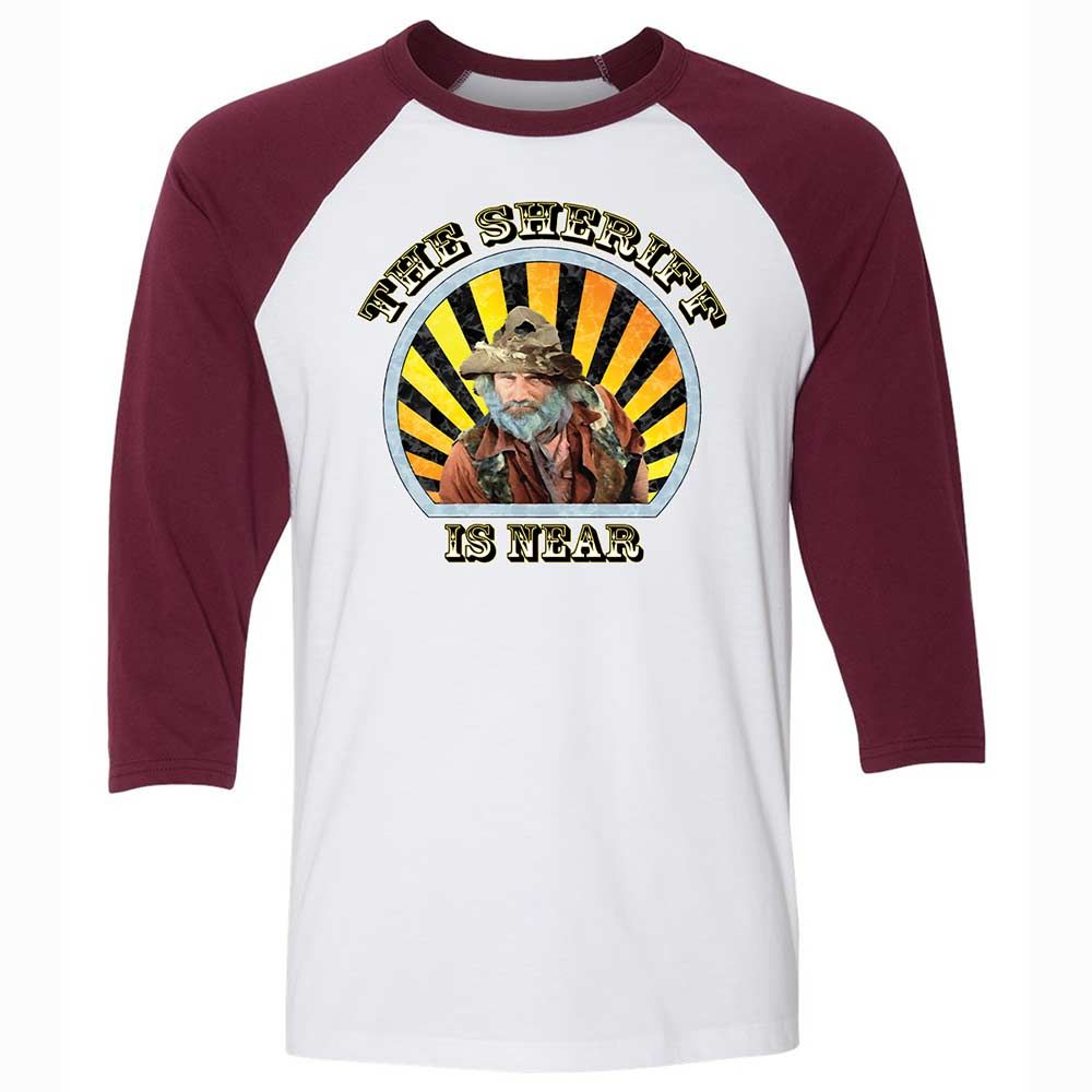 The Sheriff Is Near - White/Maroon - 7
