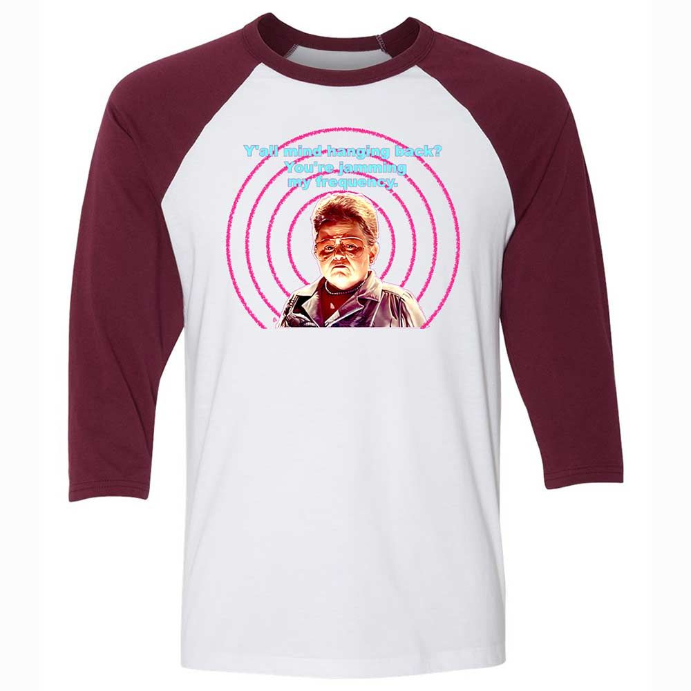 Unisex 3/4 Baseball Tee - N4CPBYYM - White/Maroon - 7